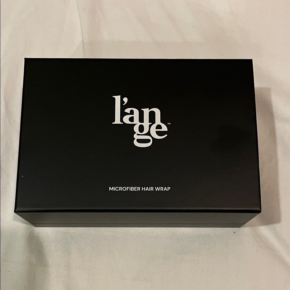 Lange Black Microfiber Hair Wrap